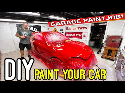 The BEST Beginner&#039;s Guide to Paint Your Car with NO Paint Booth!