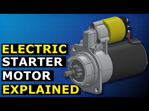 Starter Motor Explained - How a car&#039;s electric starter motor works