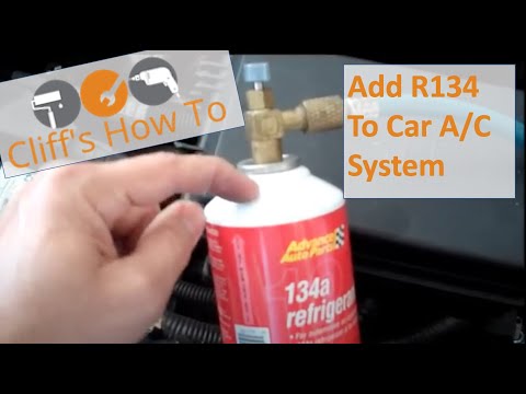 How to add freon r134 to your car A/C system
