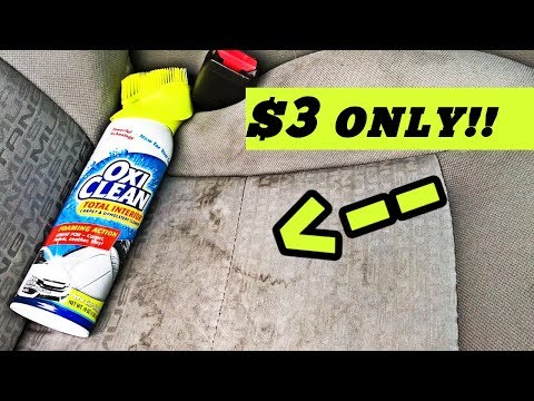 HOW to Clean STAINED Dirty Car Seats [QUICK WAY]