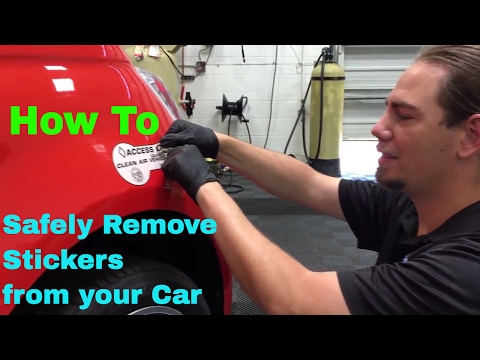 Sticker Removal - &quot;How To&quot; Video Tutorial