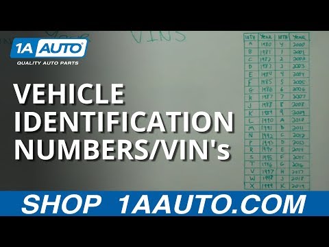 Decoding and Understanding Vehicle Identification Numbers / VIN&#039;s