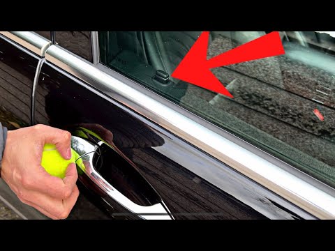 How To Open A Car With The TENNIS BALL!