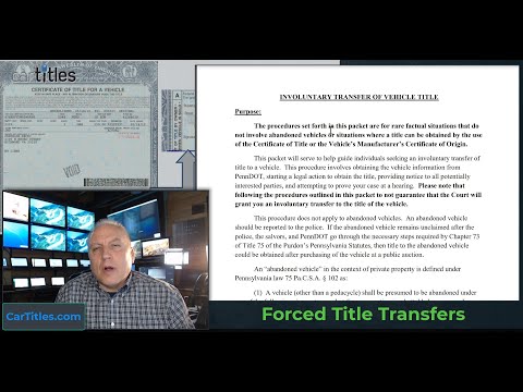 How To Force A Title Transfer Without The Prior Owner Title