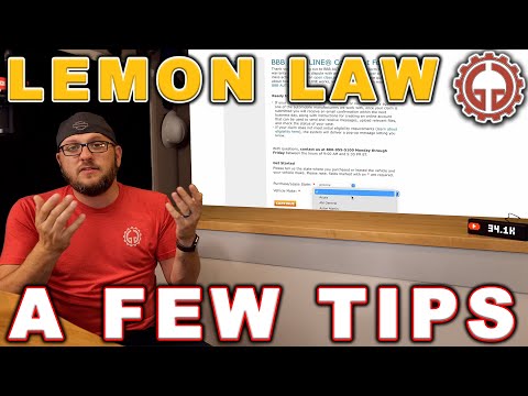 How to lemon law a vehicle, Tips based on past experience
