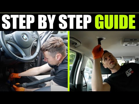 Complete Interior car detailing guide for beginners!