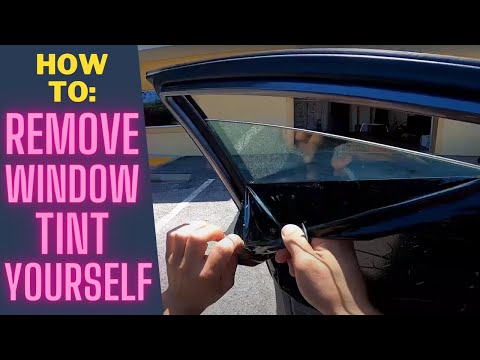 How to easily remove old window tint in less than 20 mins!
