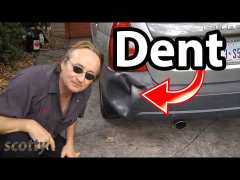 How to Remove Car Dent with Hot Water - DIY
