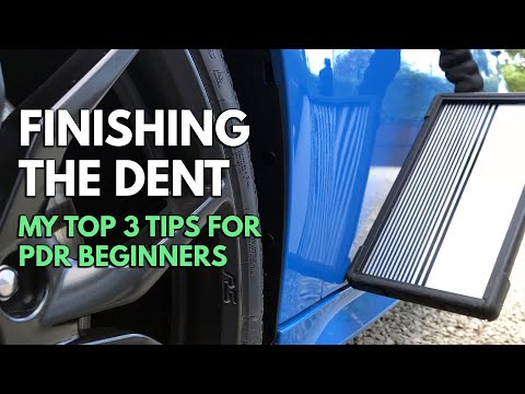 Finishing The Dent | My Top 3 Tips For PDR Beginners | Paintless Dent Removal